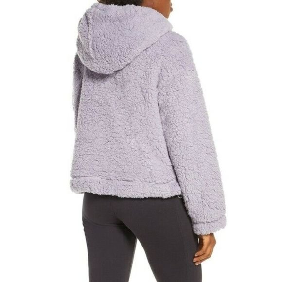 Zella  Cassie Faux Shearling Sherpa Hoodie Cozy - Picture 6 of 6